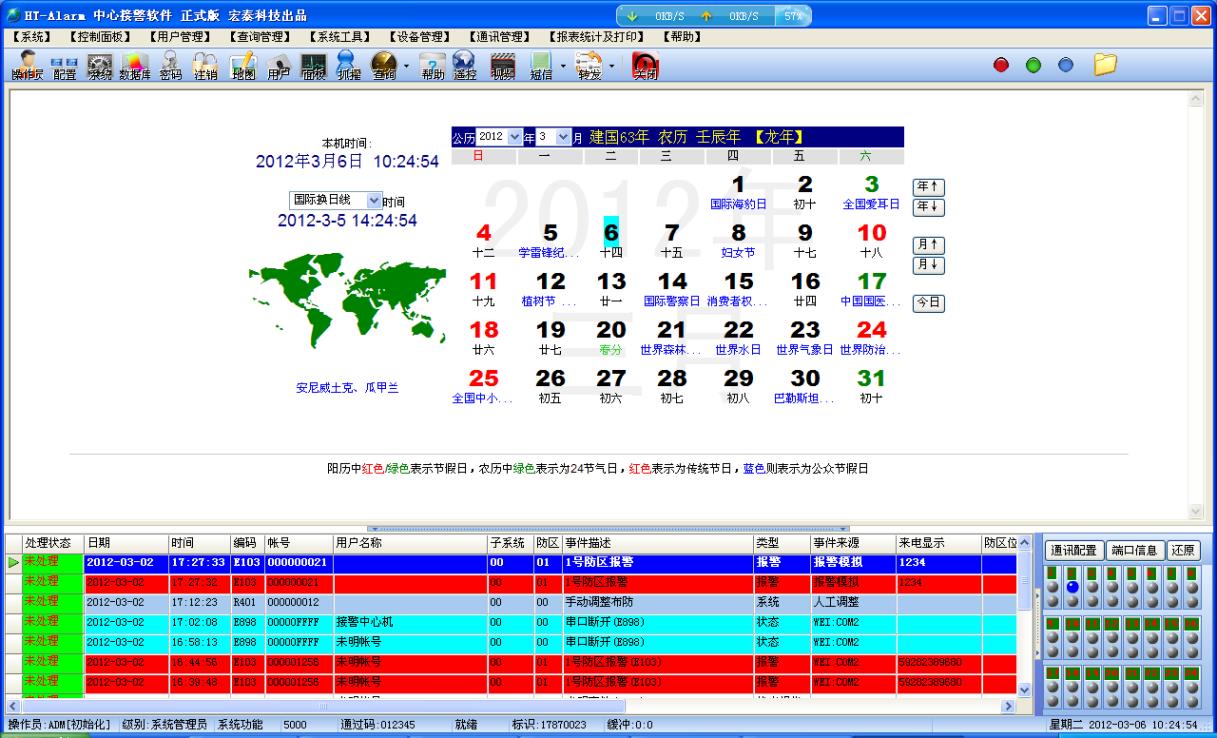 守衛者Alarm7聯網報警中心管理系統 標準版